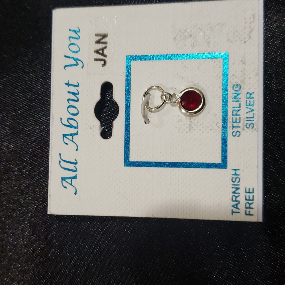 January Stone Sterling Silver Pendant